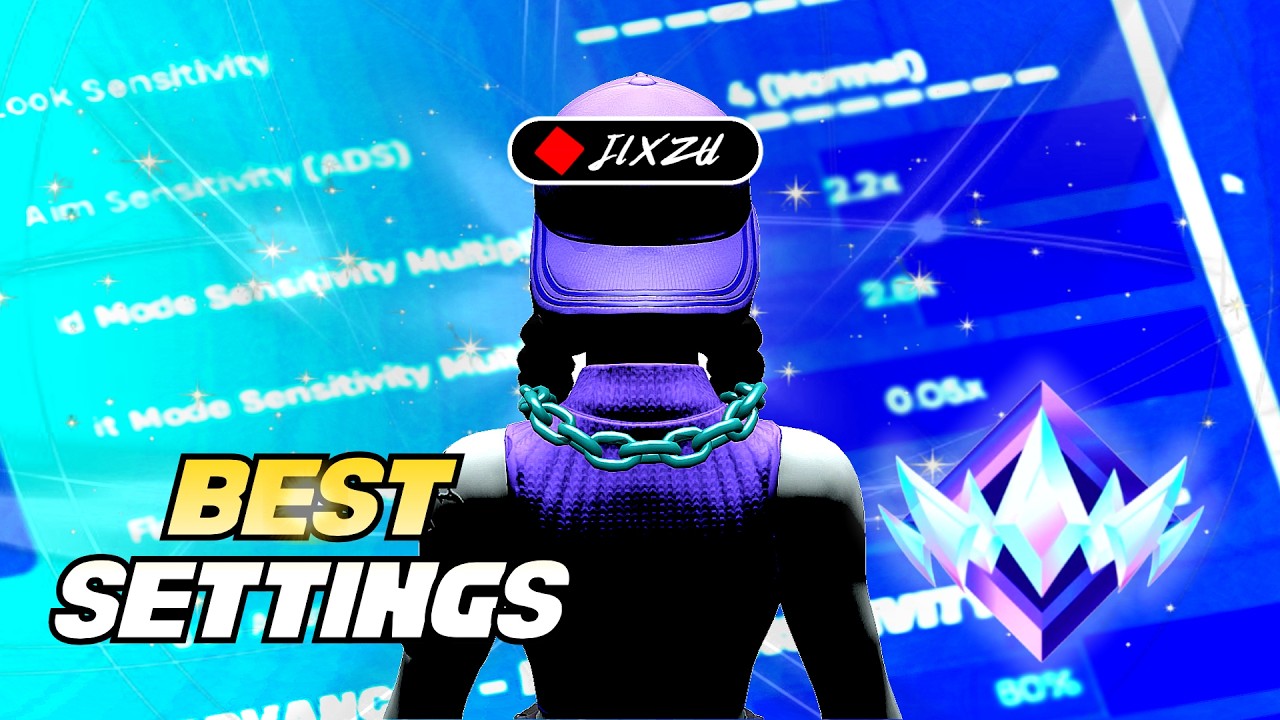 *NEW* BEST Controller SETTINGS + Sensitivity in Chapter 7 Season 1 🎮 ( Fortnite Reload Gameplay)
