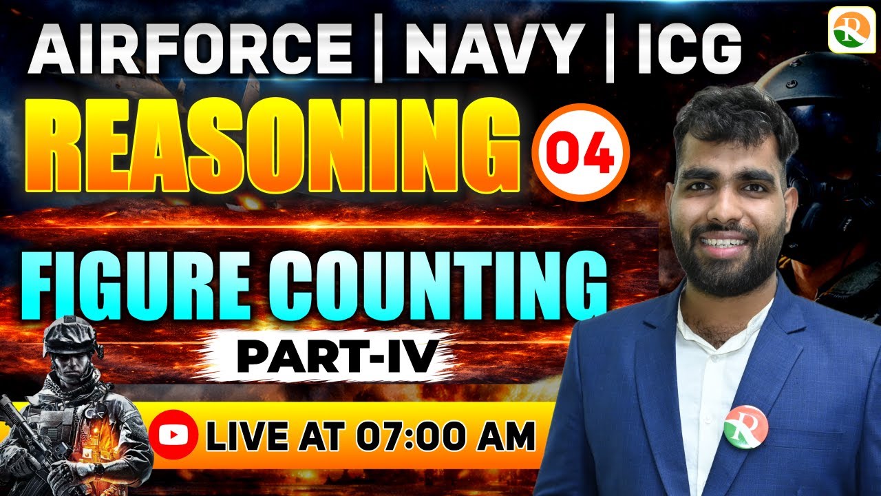 Figure Counting -4 | Airforce, Navy | Airforce Reasoning Classes |  Reasoning
