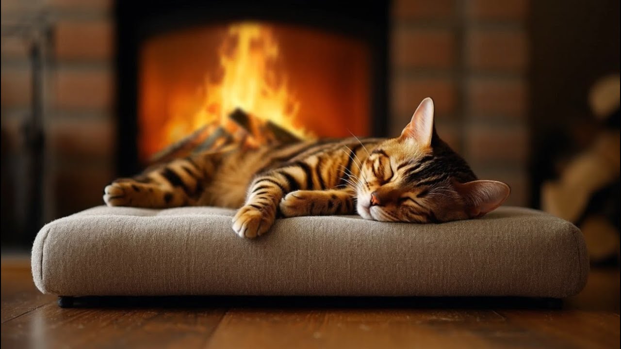 Soft Cat Purring for Deep Sleep Cozy Relaxing Sounds Leises Katzenschnurren Fusa rilasanti del gatto