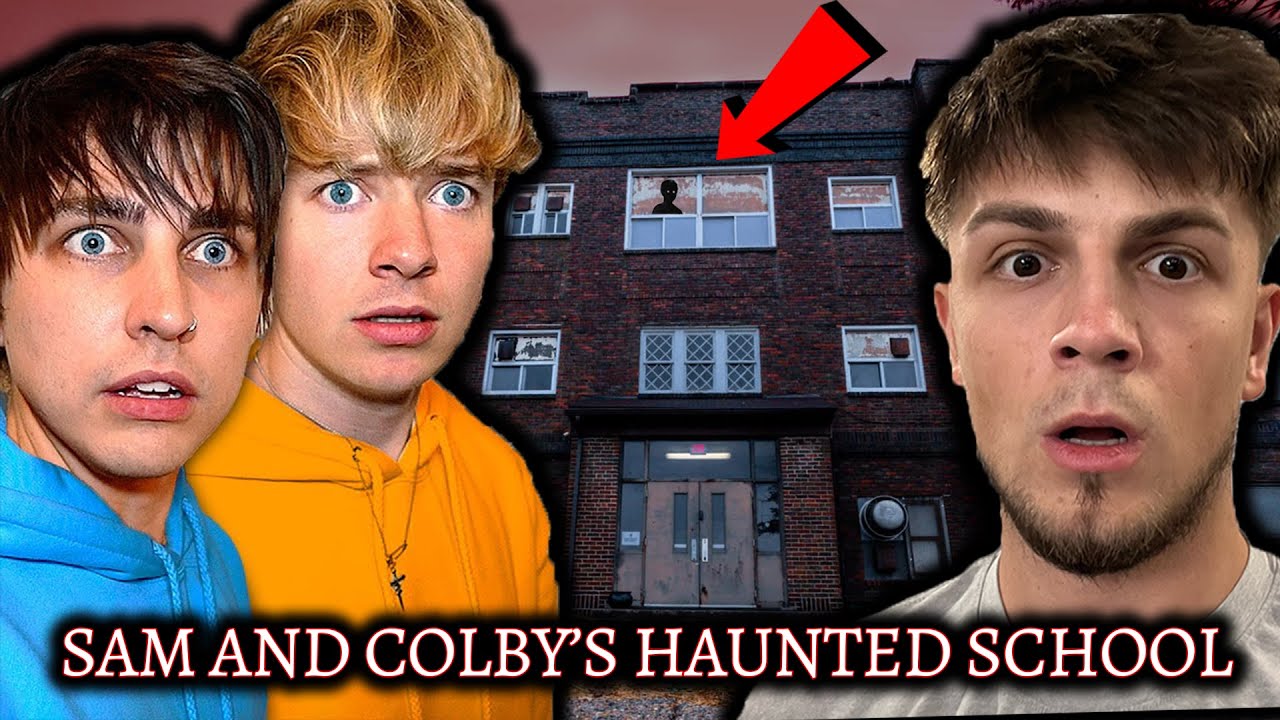My TERRIFYING Experience at Sam and Colby's HAUNTED School - Farrar School (FULL MOVIE)