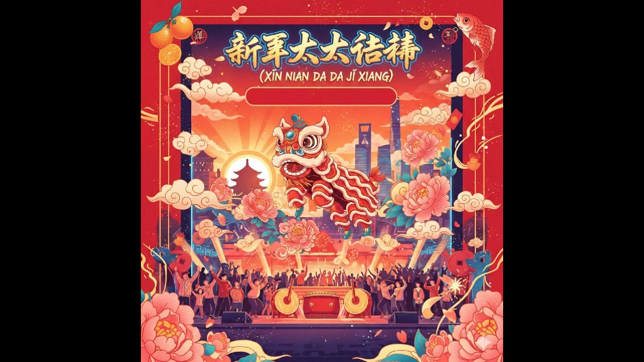 新年大大吉祥 (Xīn Nián Dà Dà Jí Xiáng)ความหมาย: ปีใหม่มงคลยิ่งใหญ่
