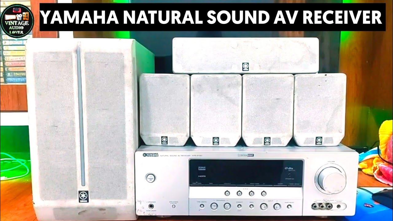 🔥 Yamaha AV Receiver HTR-6130 + 5 Speakers & Subwoofer | Full Home Cinema #amplifier #yamaha #dj