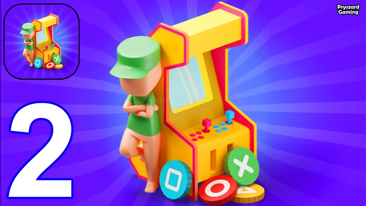 My Arcade Center - Gameplay Part 2 Stickman Idle Arcade Games Center Menager (iOS, Android)
