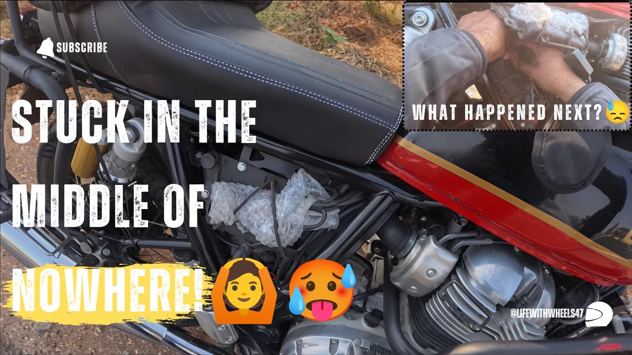 My Bike Shut Down in the Middle of Nowhere Riding from Bengaluru-Kerala #soloride #repair #motovlog