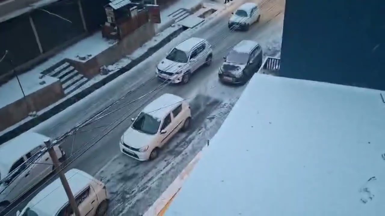  Ladakh mein Hui snowfall 🌨️🏔️🏔️🌨️🌨️☃️☃️⛄❄️❄️