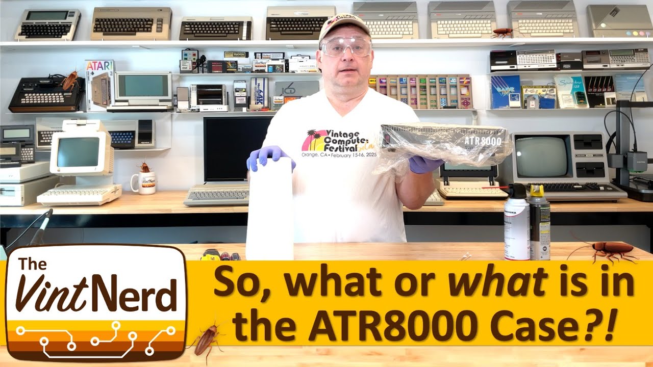 Damaged Bugged-up Motel of an ATR8000 for Atari 8-Bits