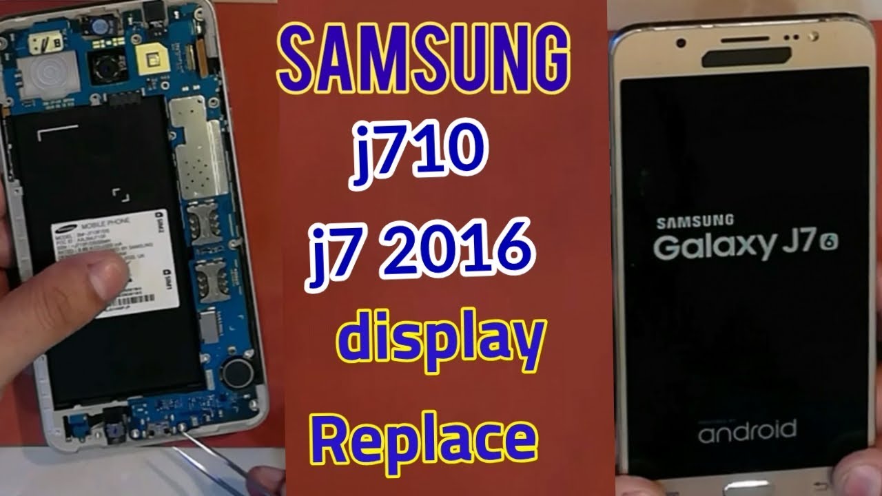 Samsung j710f touch screen replacement , disassambly , Teardown