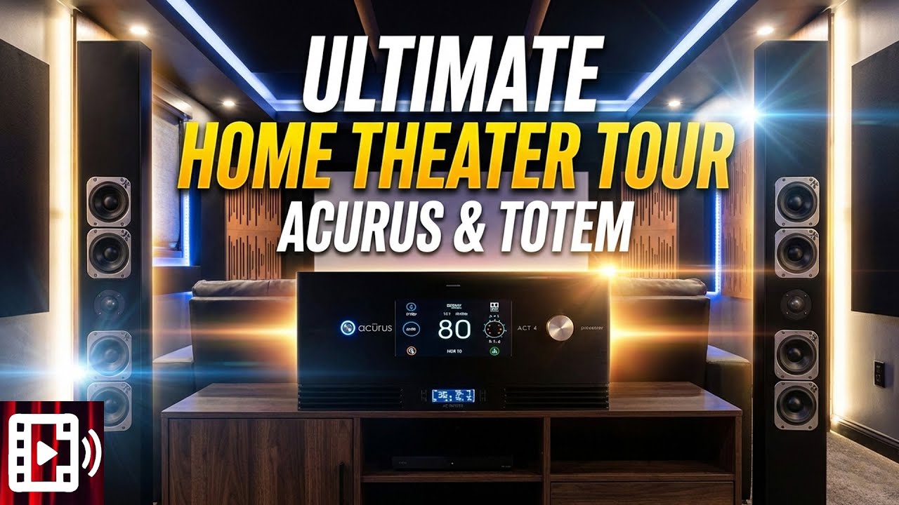 Внутри домашнего кинотеатра Reference: Acurus ACT 4 + Totem Tribe Towers