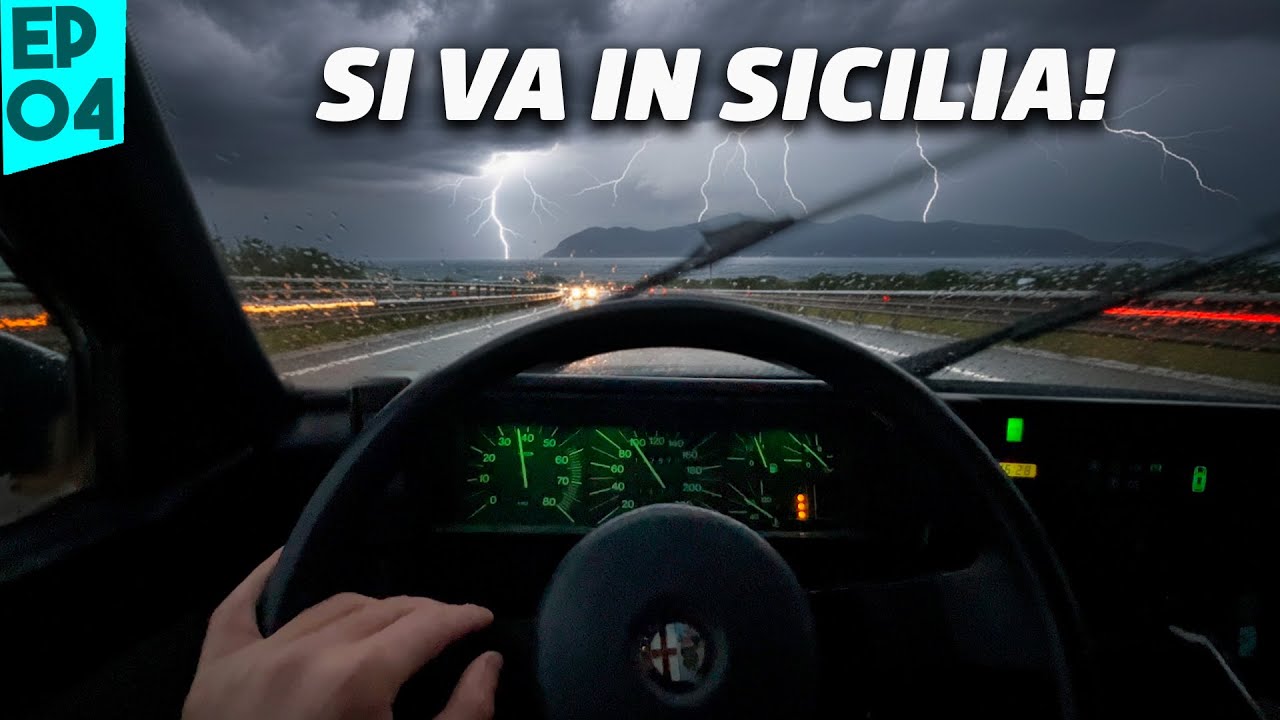 SI VA IN SICILIA CON L'ALFA 75 - FINE DEL VIAGGIO