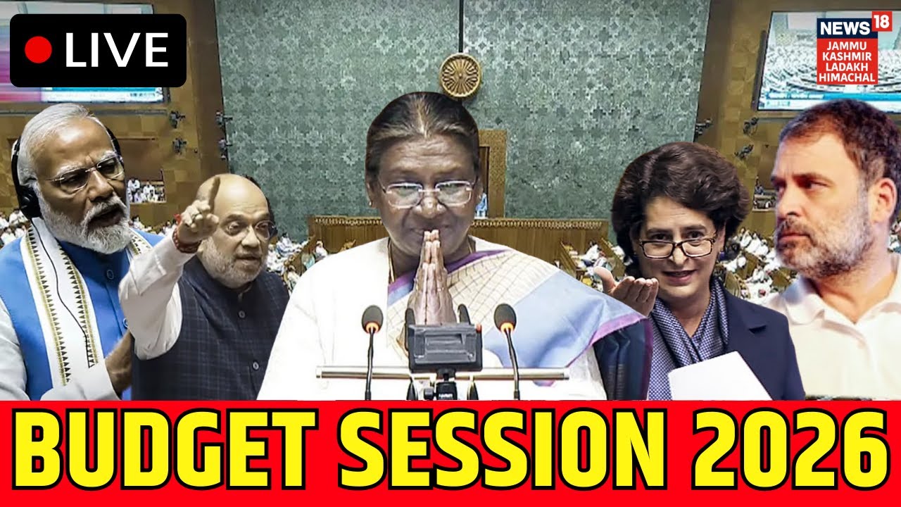 Parliament Budget Session 2026 LIVE: President Droupadi Murmu addresses a joint session | Ajit Pawar