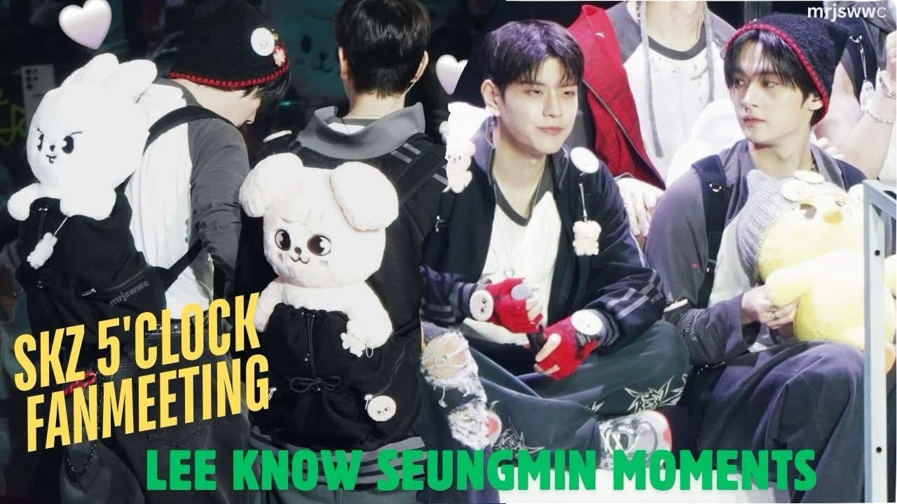 STRAY KIDS 5’CLOCK FANMEETING - LEEKNOW SEUNGMIN MOMENTS