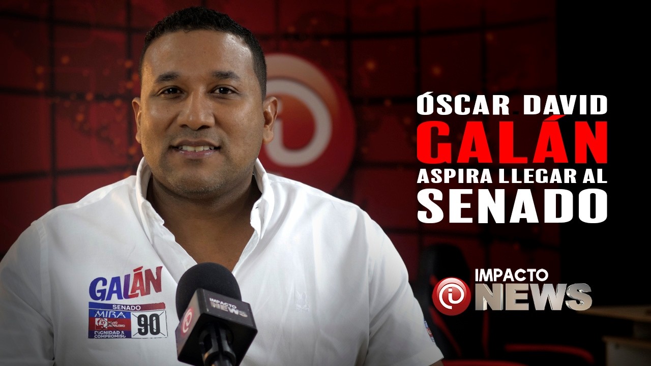Óscar David Galán: un niño del barrio Villate que logró un doctorado y que aspira llegar al Senado