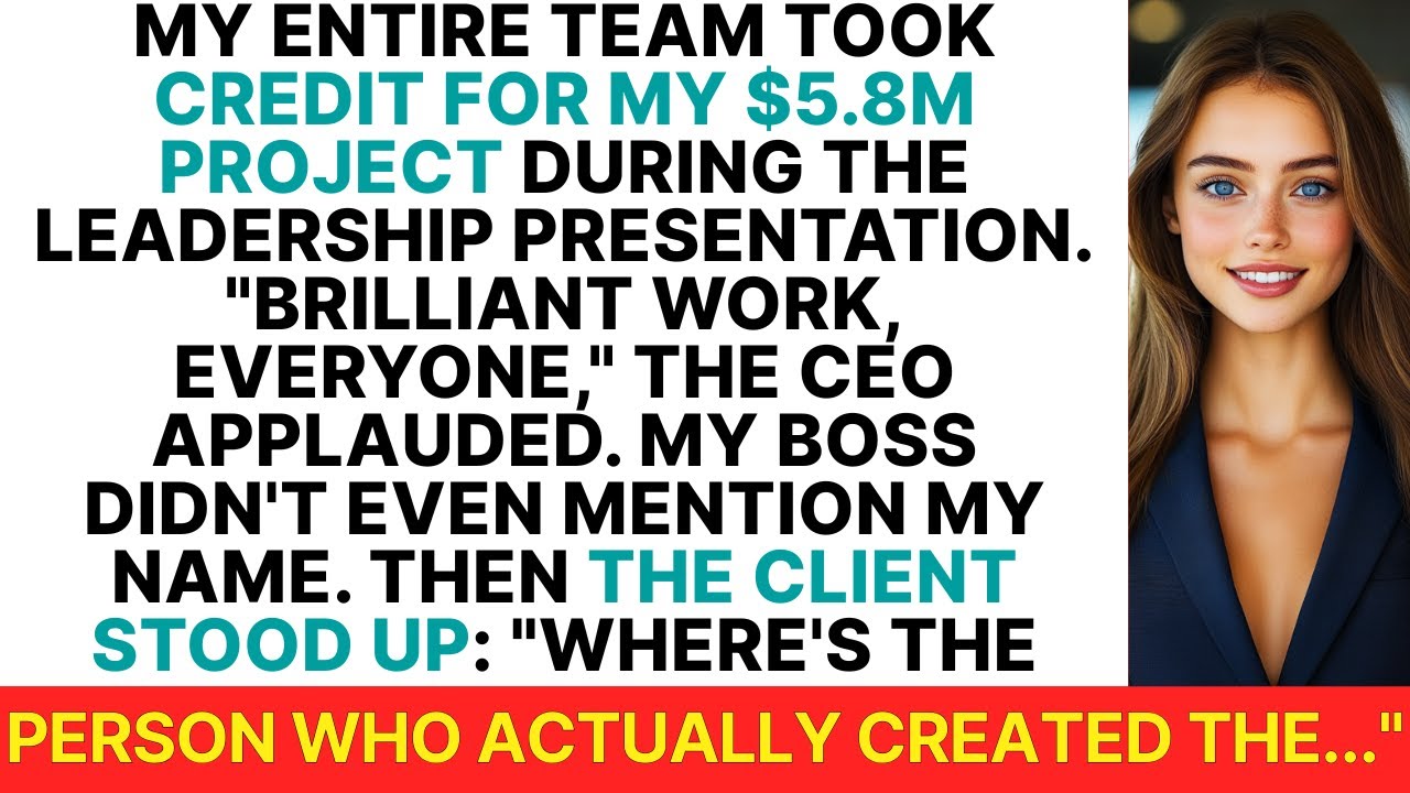 My Team Took Credit For My $5.8M Project, Until The Client Asked For My Signature