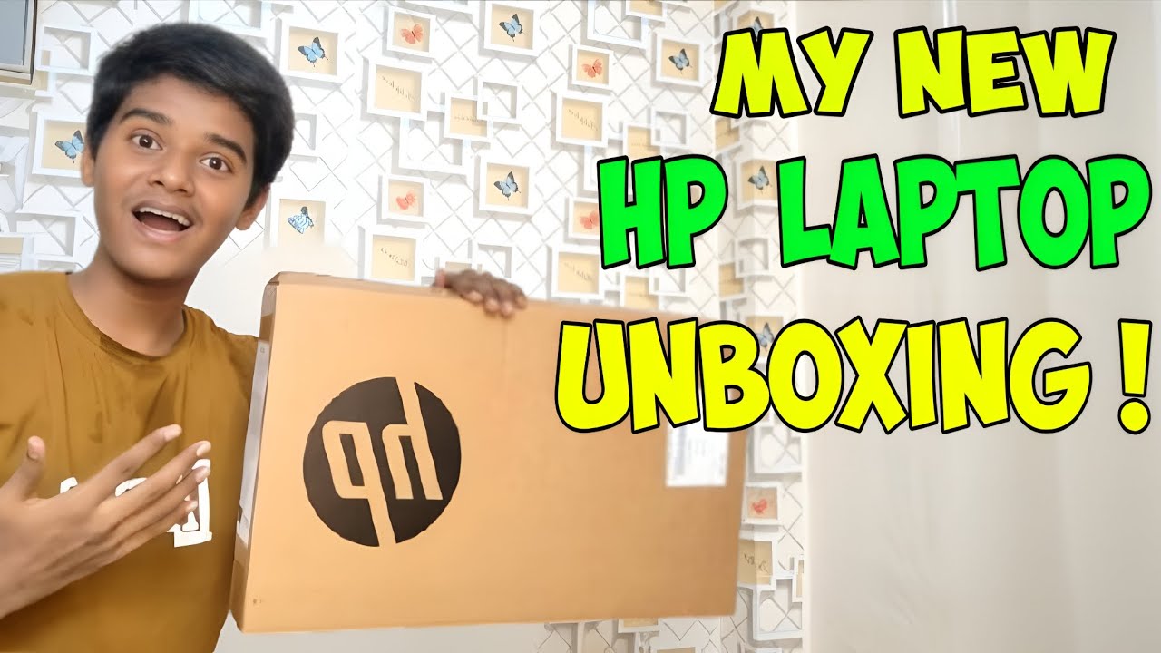 UNBOXING My New HP Laptop !! | HP Laptop unboxing 2025 