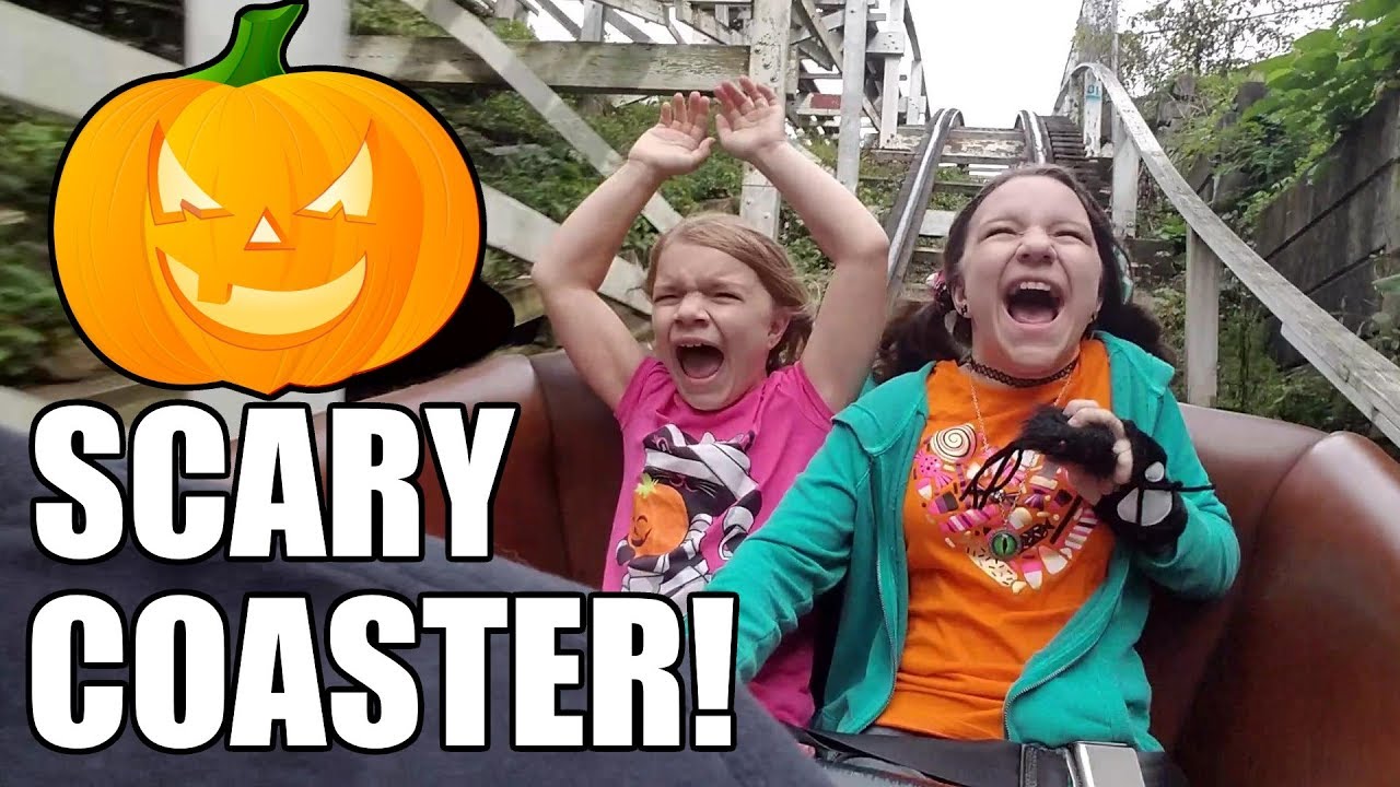 SCARY ROLLER COASTER! Happy Hauntings Halloween at Kennywood! | Babyteeth More!