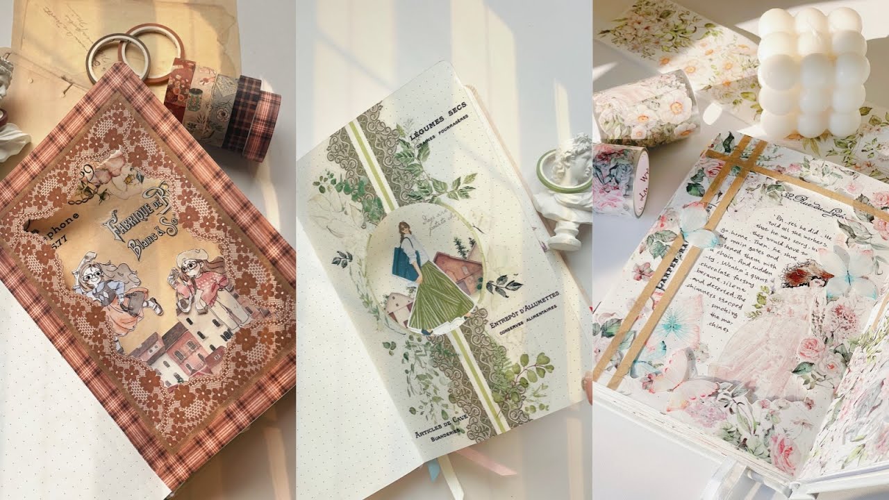 ASMR Aesthetic Journaling | Journal With Me | The Washi Tape Shop