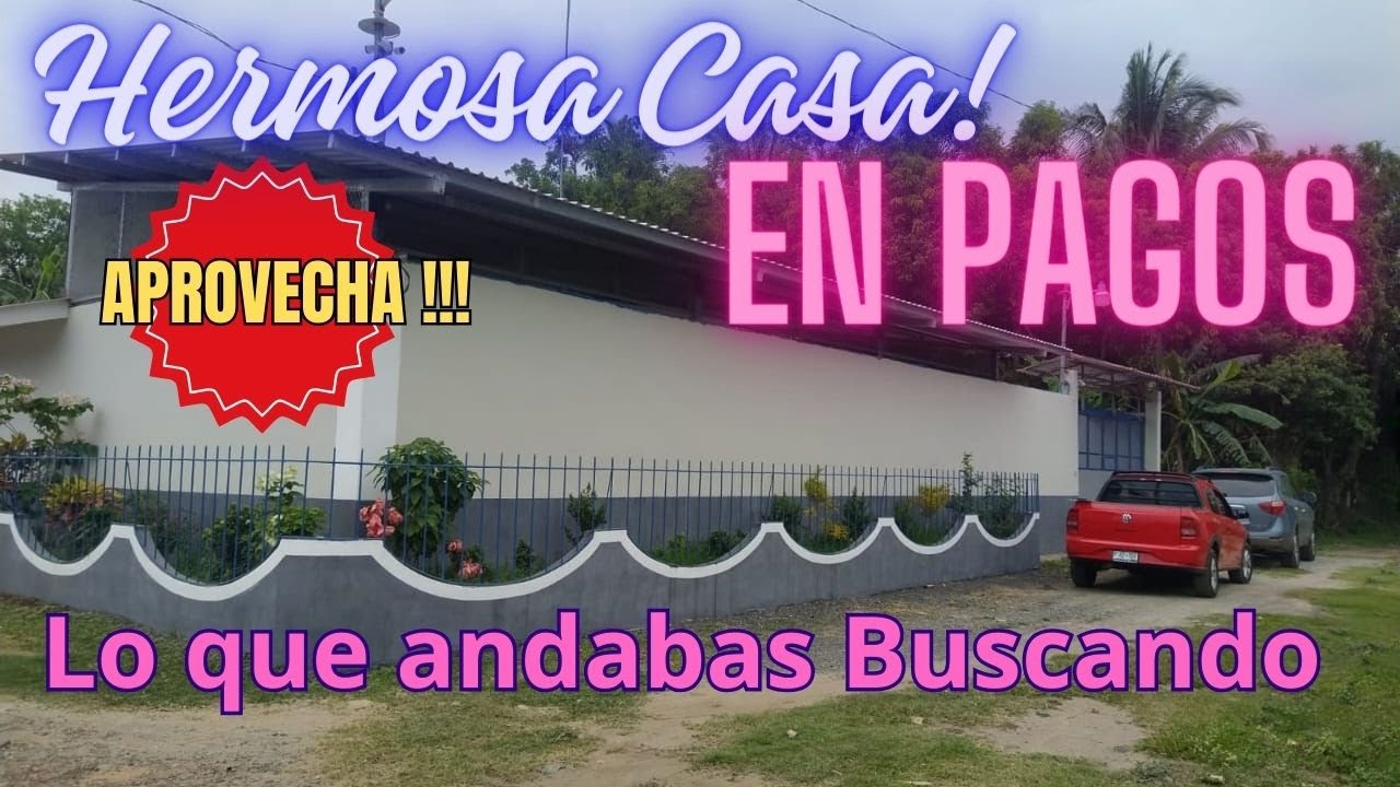 🟣 NO DISPONIBLE #113 HERMOSA CASA en PAGOS  CERCA de EL AEROPUERTO #casasenventa #terrenos