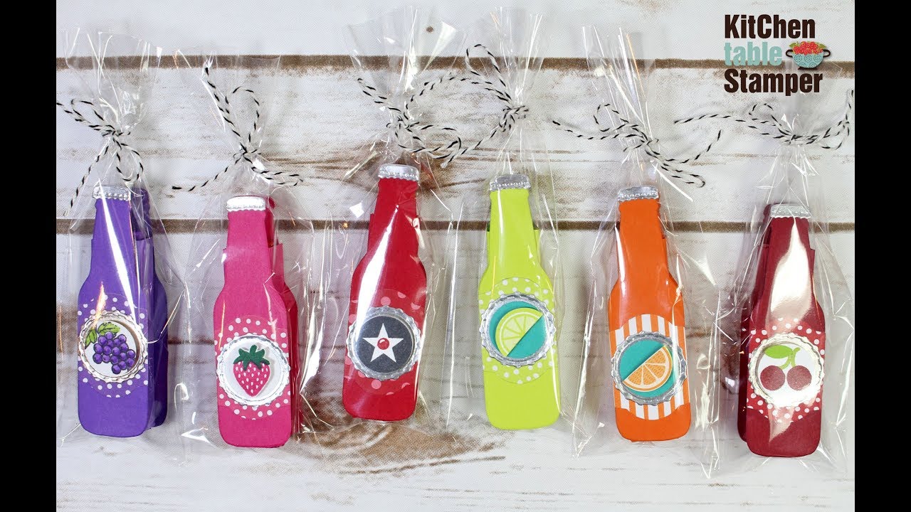 Stampin' Up! Bubble Over Lip Balm Treat Box Tutorial with Kitchen Table Stamper
