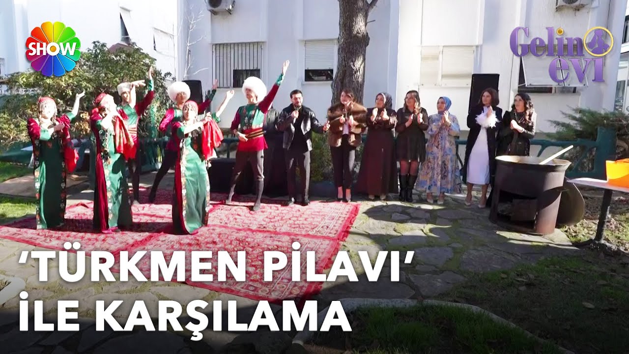 Türkmenistan'dan gelen ekipten 'Gelin Evi' için özel gösteri | Gelin Evi 1631. Bölüm