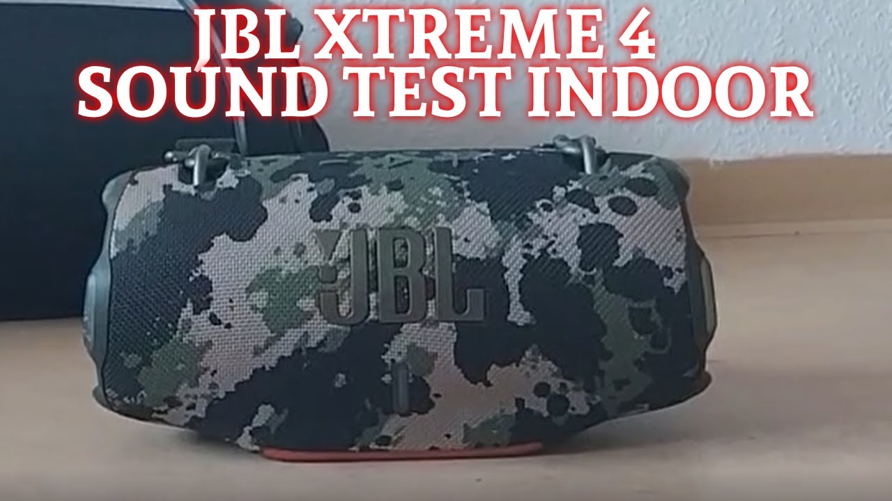🎵 JBL Xtreme 4 Sound Test – Indoor 🔈 Leise Lautstärke 🔊