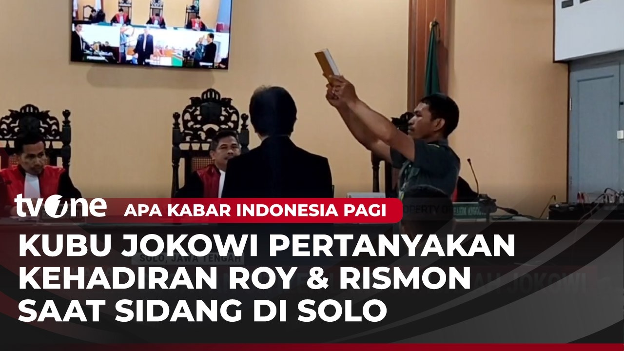 Sidang Gugatan Citizen Lawsuit Ijazah Jokowi Menghadirkan Roy Suryo dan Rismon | AKIP tvOne