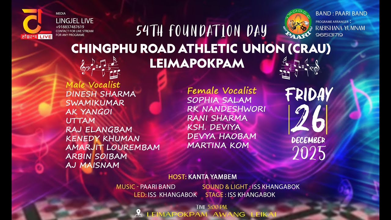 Musical nite of 54th Foundation day  