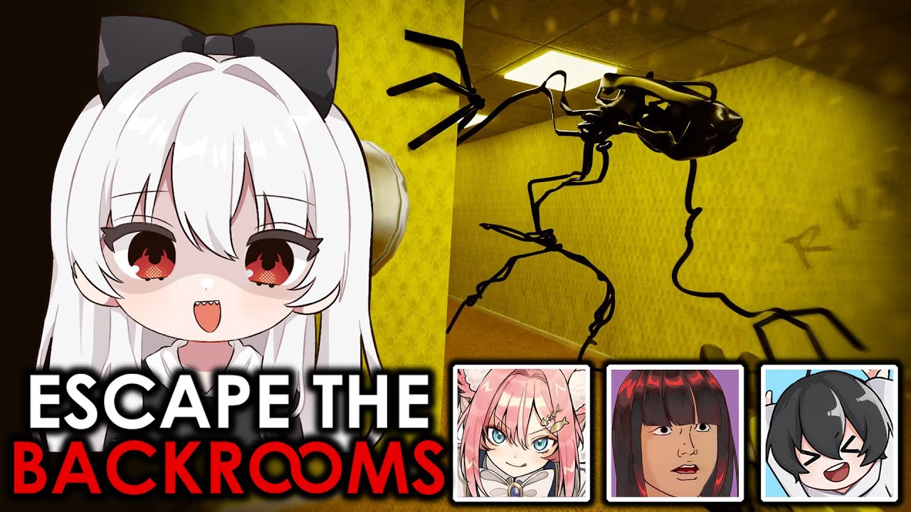 【紅月】Escape the Backrooms 四人小隊後室裡辦後事 #2