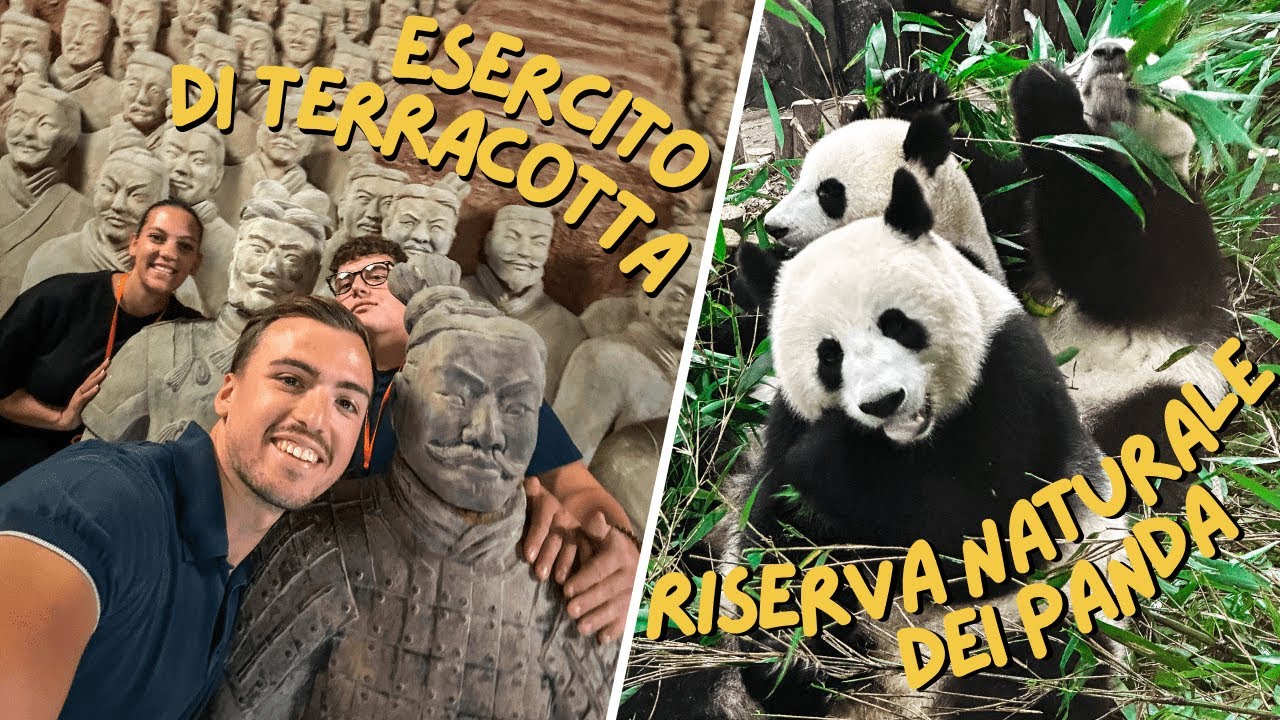 ESERCITO DI TERRACOTTA e riserva naturare dei PANDA! Alla scoperta della CINA 🇨🇳 - EP. 2