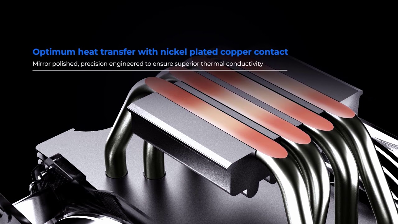 Alseye M120D Details Air Fan Cooler Heat Sink
