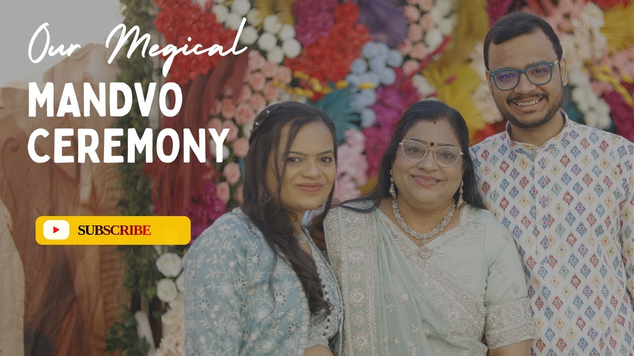 Mandvo Ceremony Full Movie 🌿 | Monil ❤️ Nidhi Wedding | Gujarati Wedding Traditions