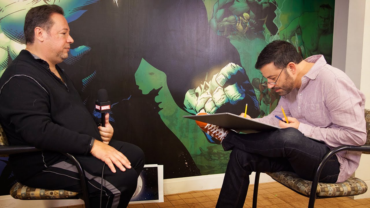 Watch as Jimmy Kimmel Draws Joe Quesada!