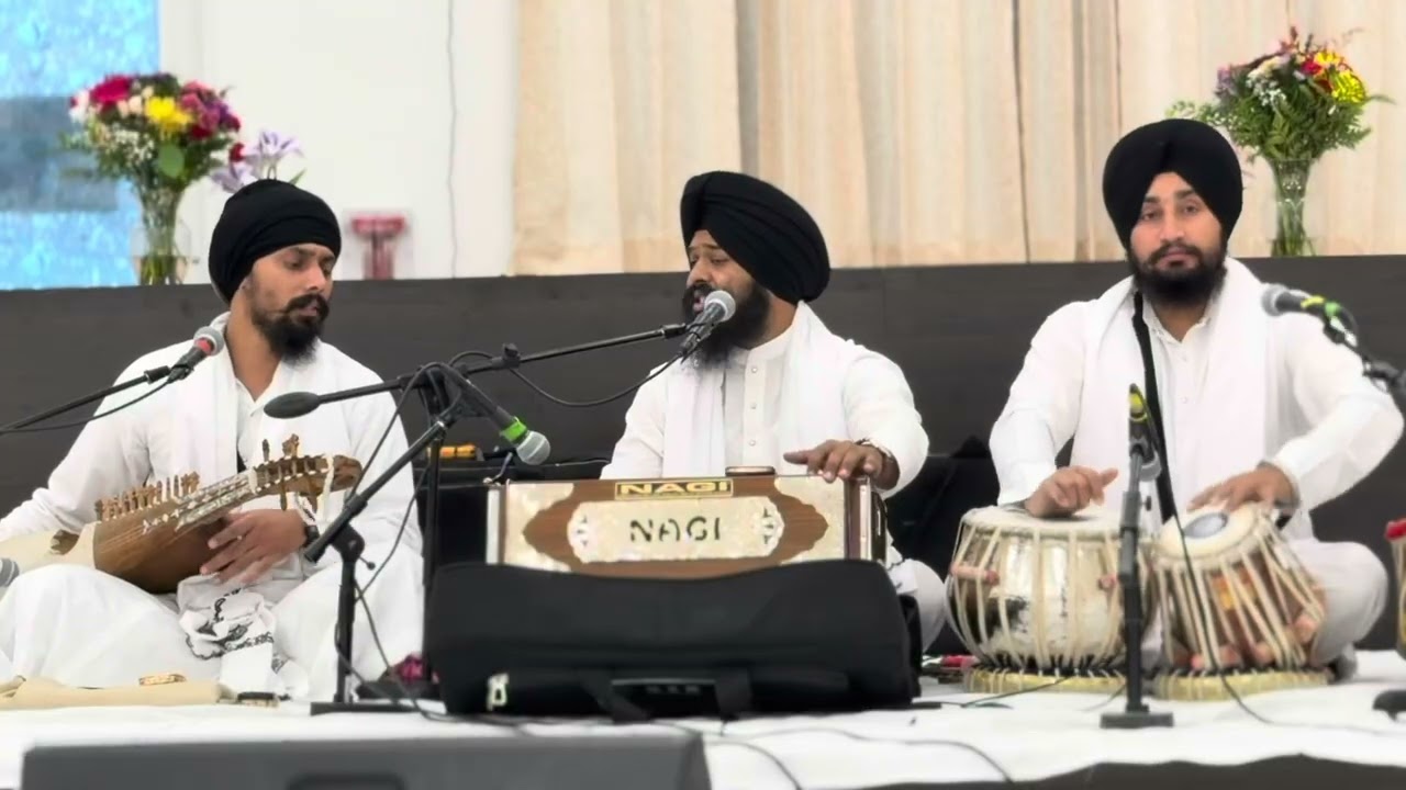 Prabhj ji ko nam Darbar Shri Guru Granth Sahib ji New York USA  #ragigurbajsingh  