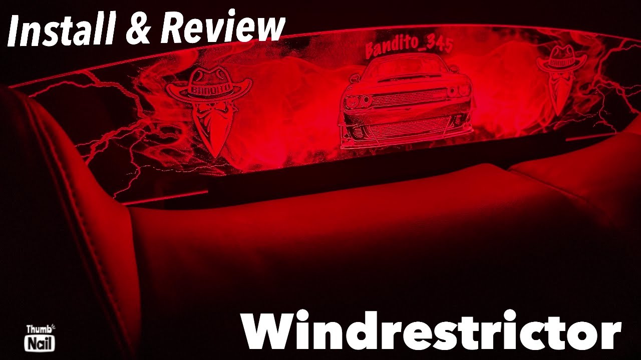 WindRestrictor Review and Install on a Challenger