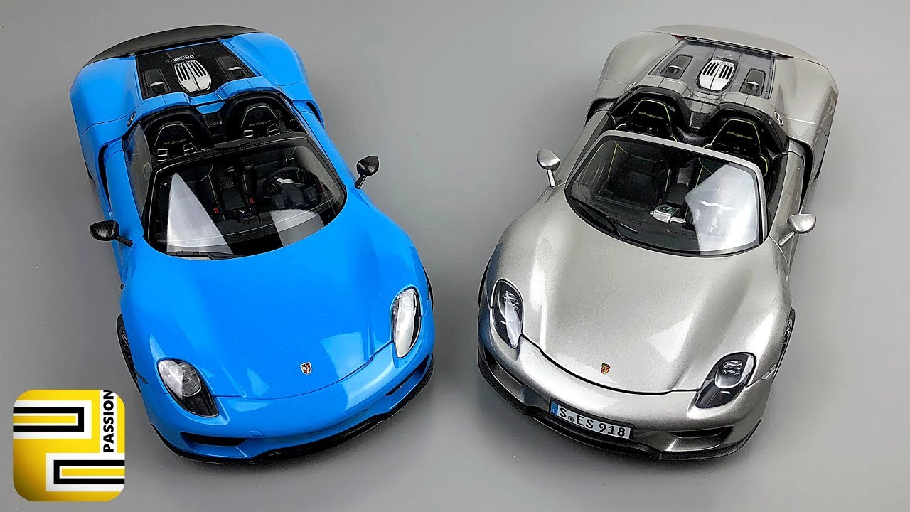 [Comparison] AUTOart VS Minichamps PORSCHE 918 SPYDER 1:18 | SPLIT SCREEN