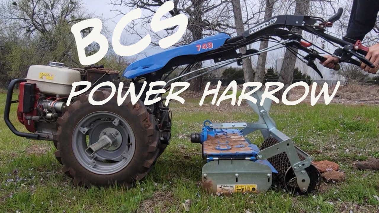 Using the BCS Power Harrow