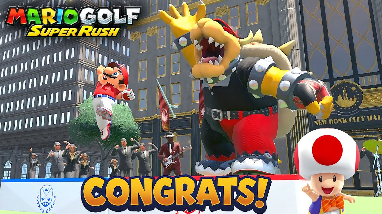 Mario Golf Super Rush: Марио против Боузера в Нью-Донк-Сити