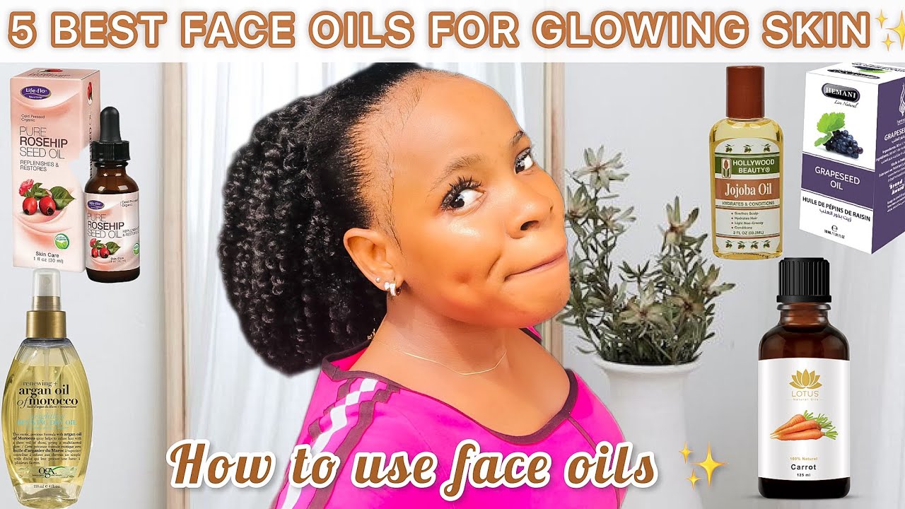 BEST FACIAL OILS FOR GLOWING SKIN : Face Oil + How To Make Your Face Glow ✨ #face #glow #oil