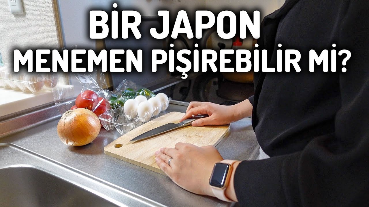 Japon Eşim İlk Defa MENEMEN Pişirdi (SOĞANLI)
