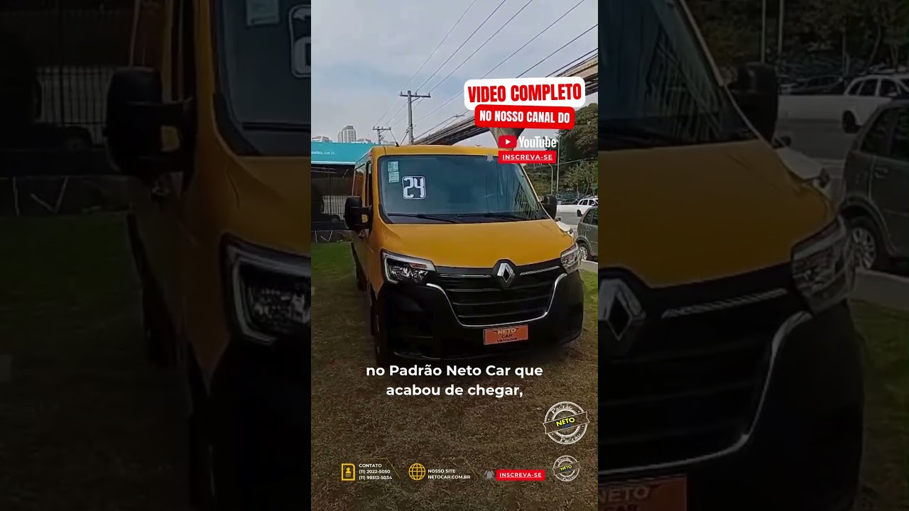 RENAULT MASTER FURG&Atilde;O L1H1 2024 COM 21.000 km! Completa 🧐@netocarveiculosutilitarios8086