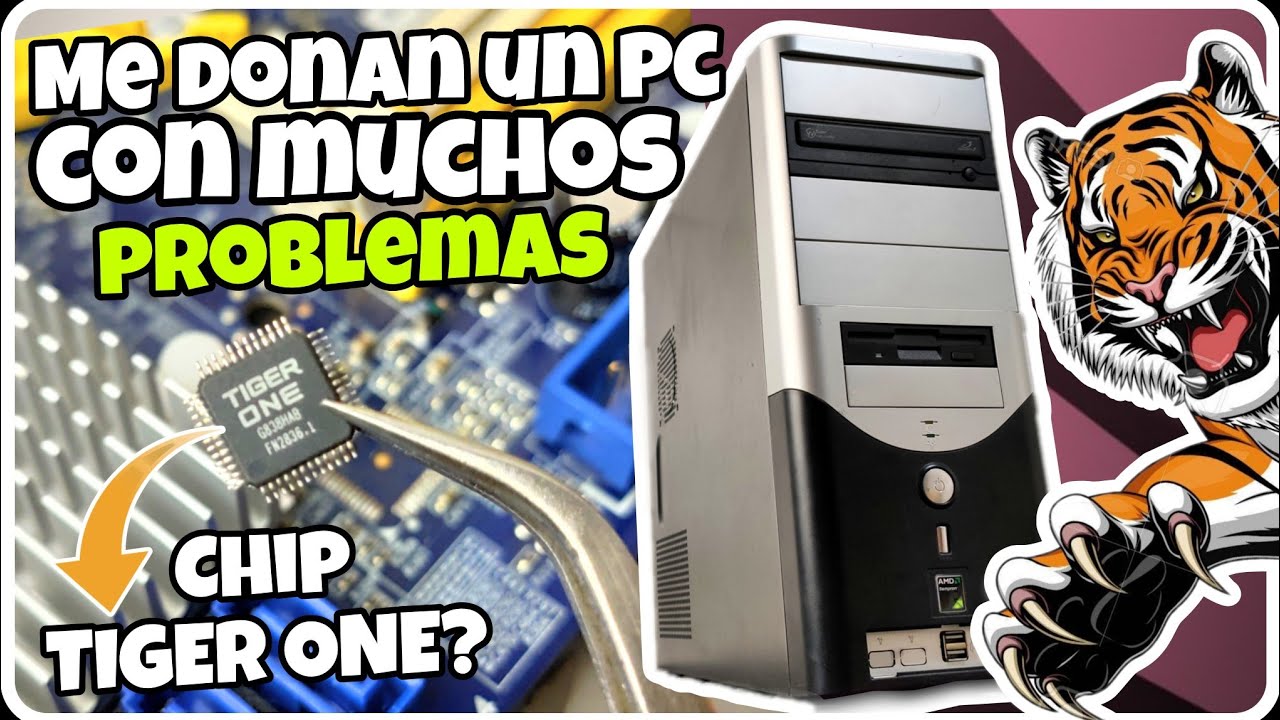 😱 Me REGALAN UN PC con MUERTE SÚBITA! 👈😭 MISTERIOSO CHIP TIGER ONE! 🐅