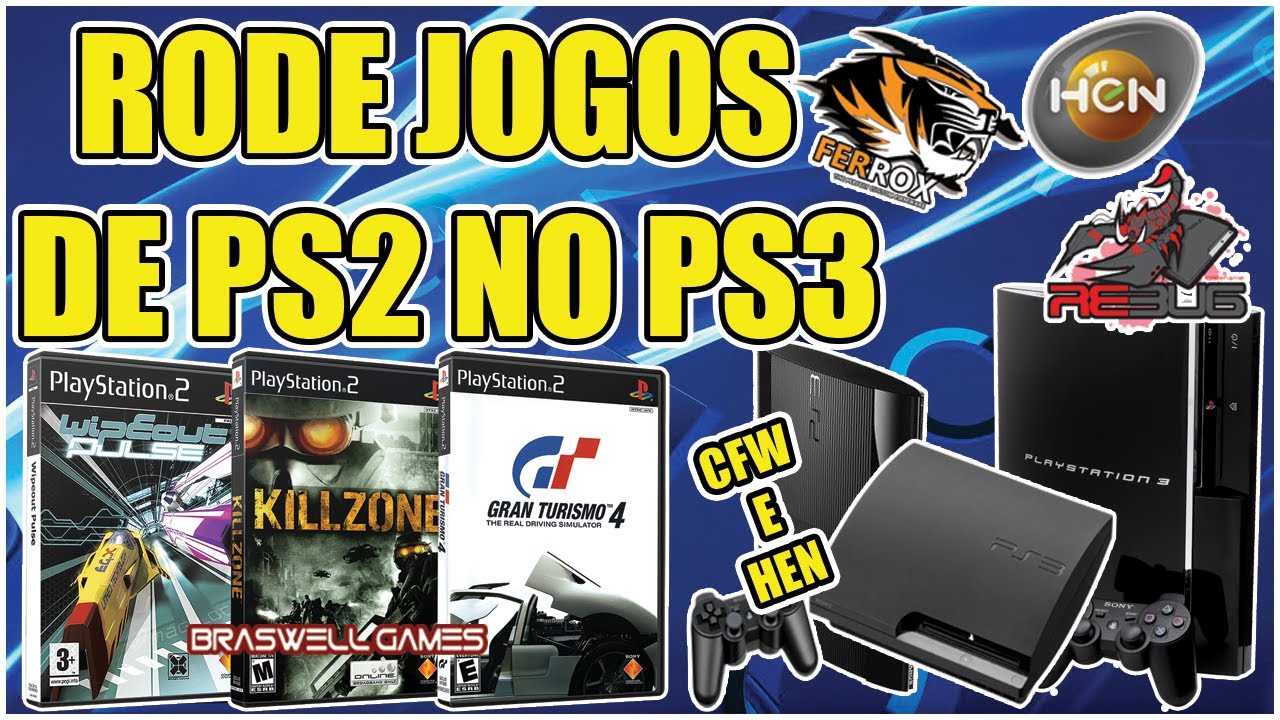 Rode Jogos de PS2 no PS3 CFW e HEN - 3 maneiras diferentes