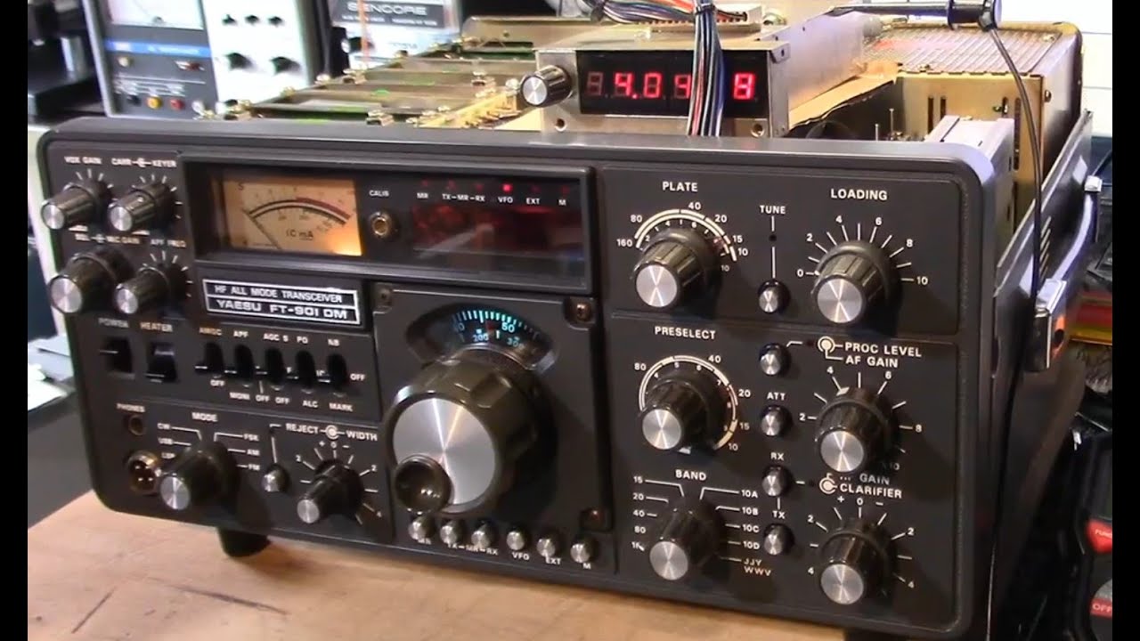Yaesu FT 901DM counter  720p