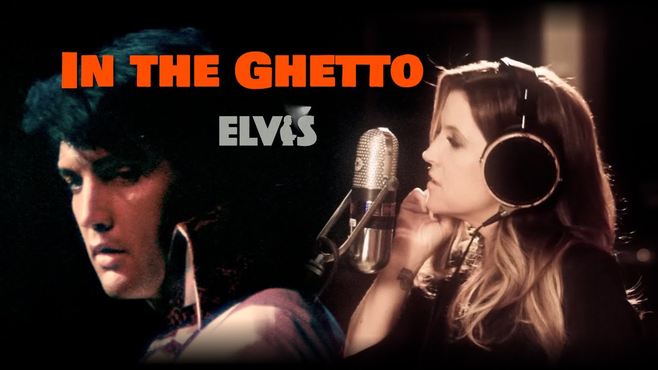 Elvis Presley with Lisa Marie Presley - In the Ghetto | Duets  ( Tribute New Edit Video | 2024 ) 4K