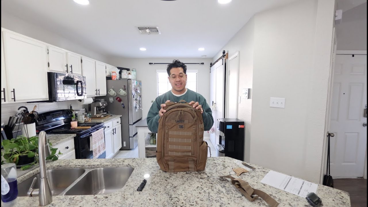 Tactical Baby Gear Daypack 4.0 Backpack Review | Unboxing & First Look (Coyote Brown)