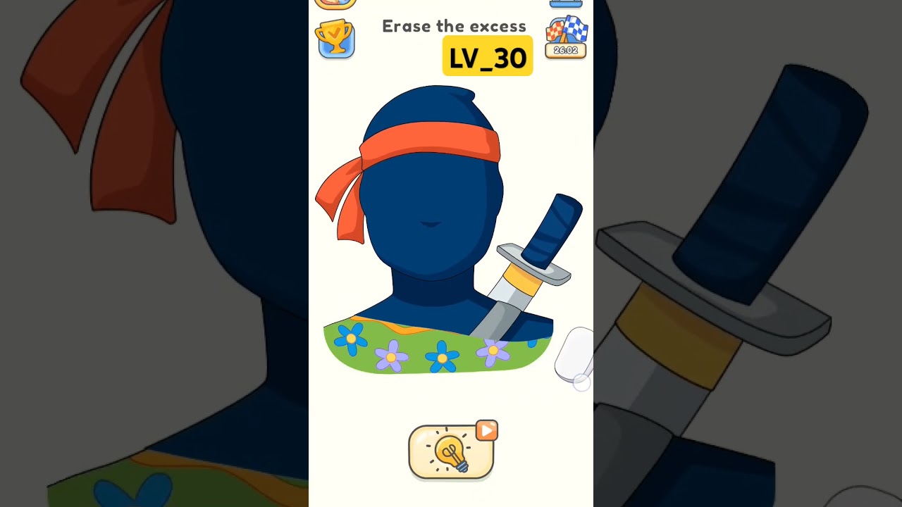 how to complete ✅ level 30 in dop 5 # erase the excess #gaming #