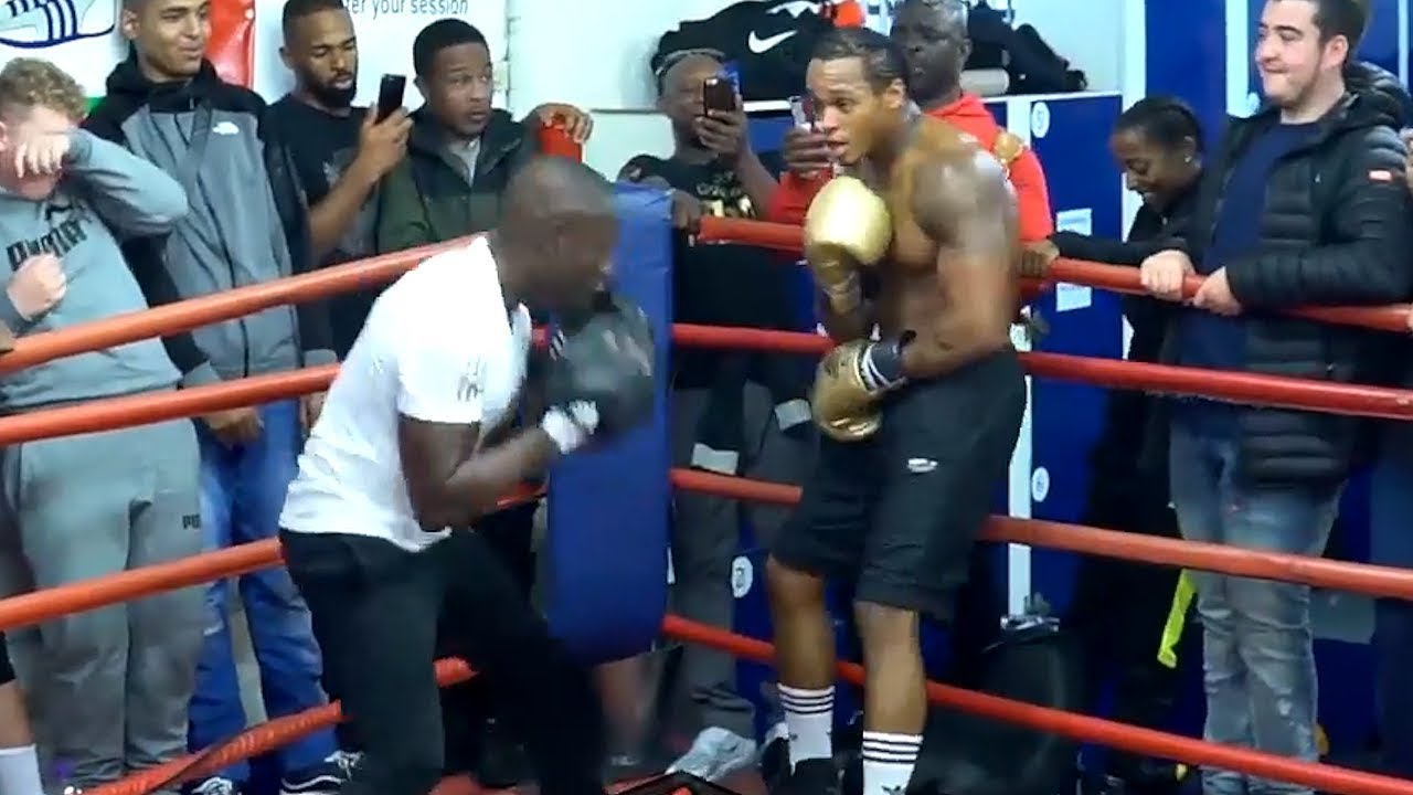 ANTHONY YARDE SHOWS OFF SLICK DEFENSE AS HIS TRAINERS TRY TO BEAT THE CRAP OUT OF HIM DURING WORKOUT