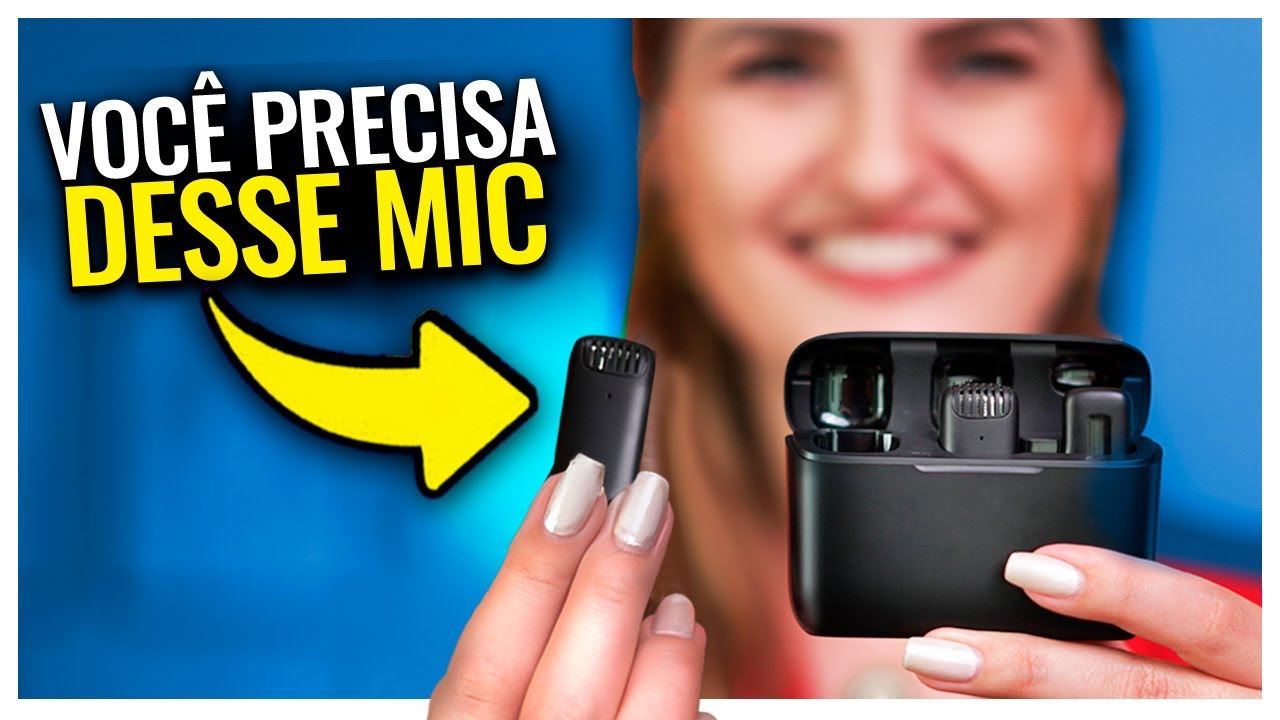 [2025] MELHOR MICROFONE SEM FIO de LAPELA para CELULAR PROFISSIONAL [Iphone & Android]