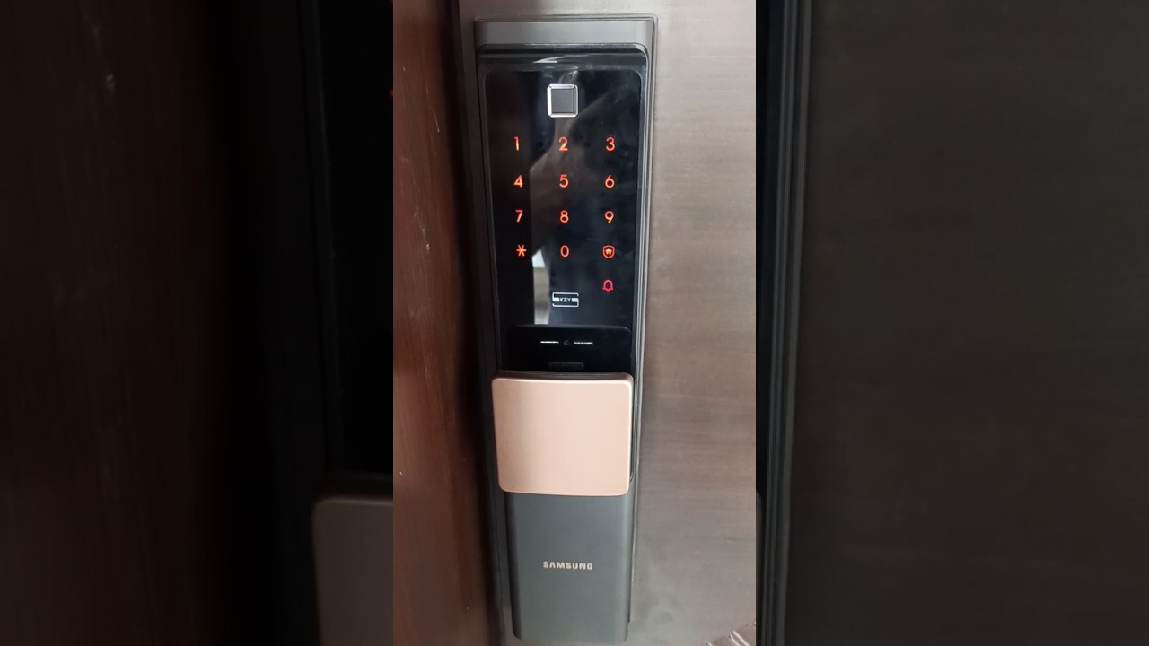 Samsung smart lock - digital dor lock - #shorts #lock #doorlock #samsung #imranraj #youtube