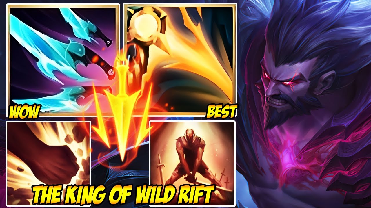 THE KING OF WILD RIFT WITH TRYNDAMERE - TRYND MID IS ILLEGAL – 1v9 CARRY MODE 🔥
