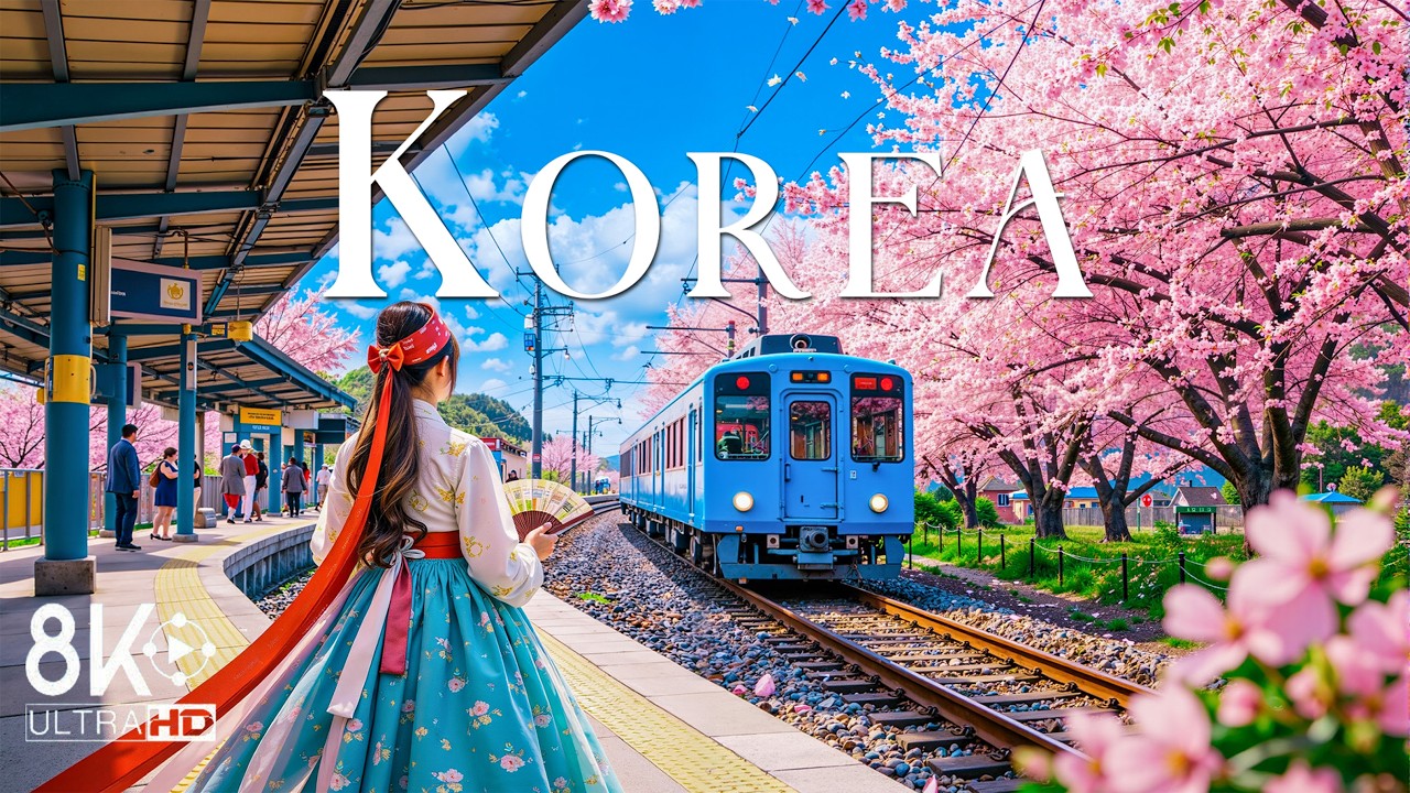 КОРЕЯ 8K ULTRA HD (60 кадров в секунду) 🇰🇷✨ – Путешествие по лучшим местам Кореи